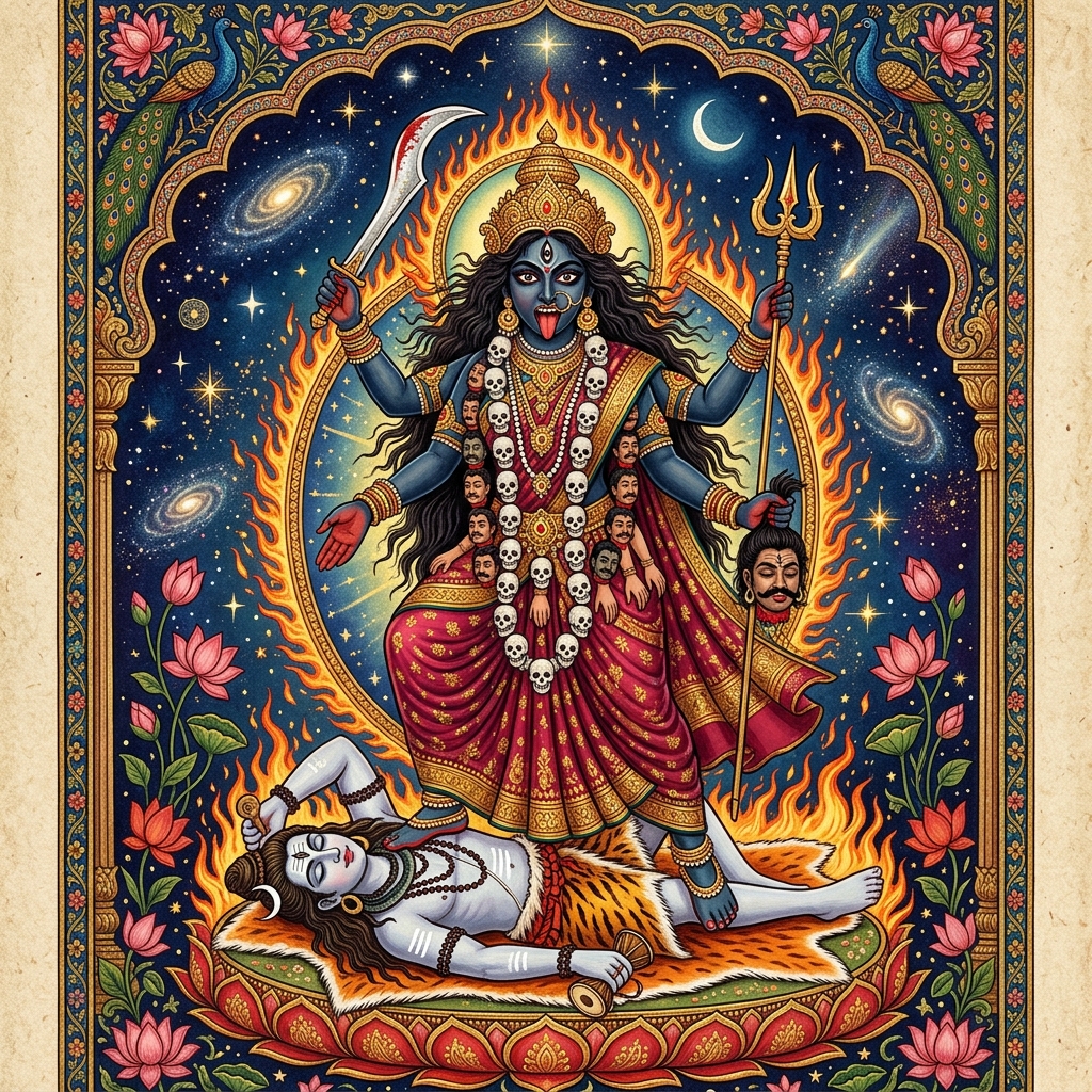 Goddess Kali — the first of the Dasha Mahavidya